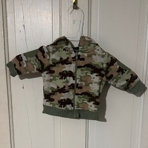 Garanimals Green Camo Kids Fleece Hooded Jacket